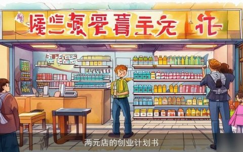 两元店的创业计划书