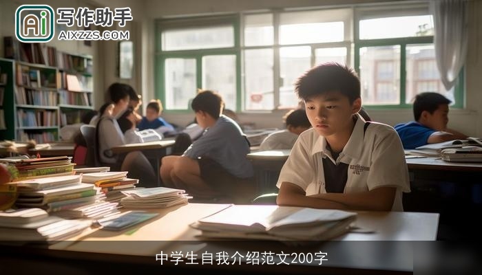 中学生自我介绍范文200字