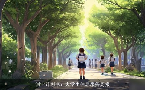 创业计划书：大学生信息服务周报