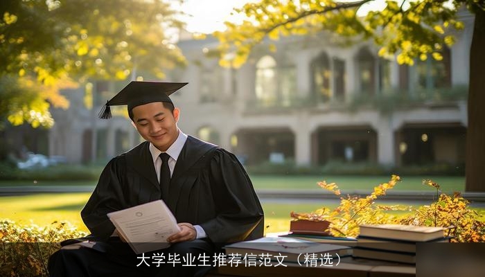 大学毕业生推荐信范文（精选）