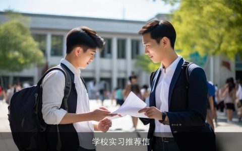 学校实习推荐信