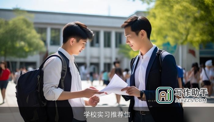 学校实习推荐信