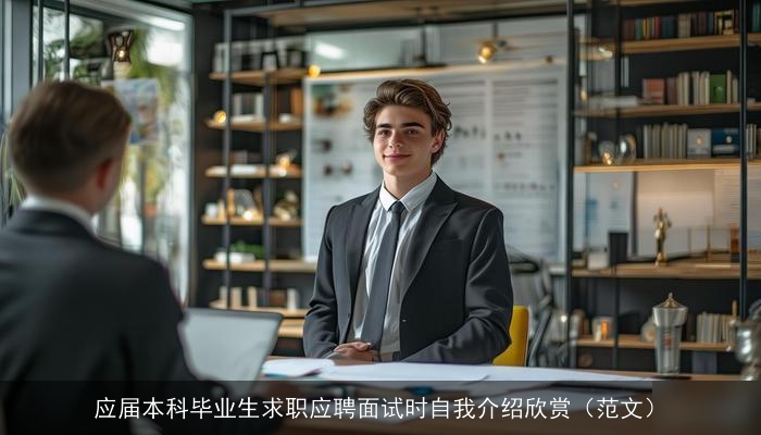 应届本科毕业生求职应聘面试时自我介绍欣赏（范文）