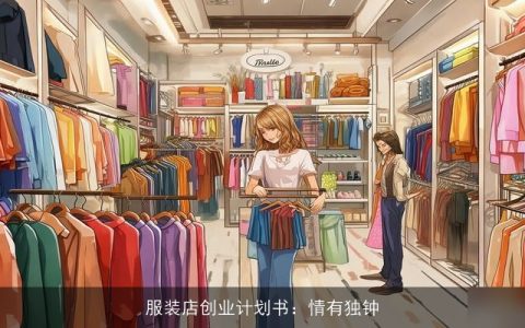 服装店创业计划书：情有独钟