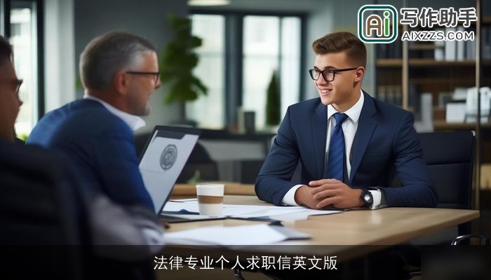 法律专业个人求职信英文版