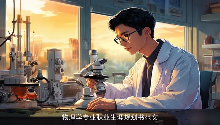 物理学专业职业生涯规划书范文