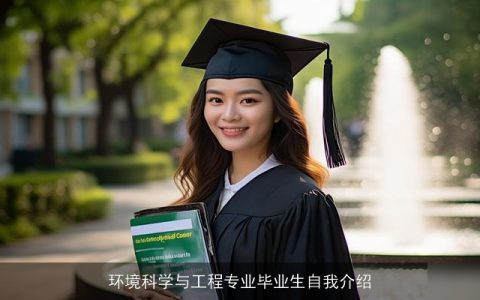 环境科学与工程专业毕业生自我介绍