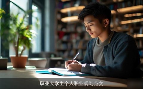 职业大学生个人职业规划范文