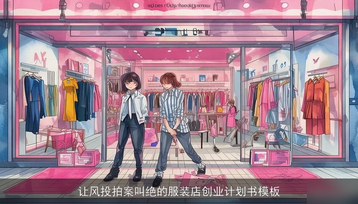 让风投拍案叫绝的服装店创业计划书模板