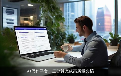 AI写作平台，三分钟完成高质量文稿