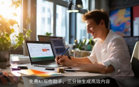 免费AI写作助手，三分钟生成高效内容