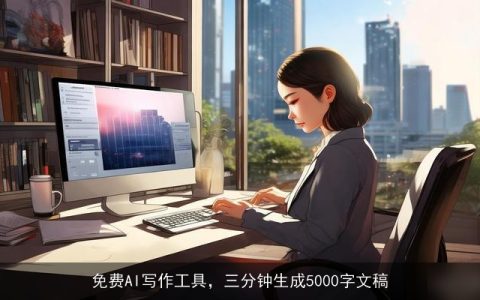 免费AI写作工具，三分钟生成5000字文稿