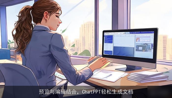 预览与编辑结合，ChatPPT轻松生成文档