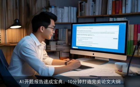 AI开题报告速成宝典：10分钟打造完美论文大纲