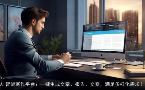 AI智能写作平台：一键生成文章、报告、文案，满足多样化需求！