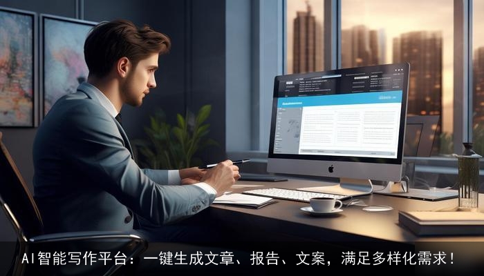 AI智能写作平台：一键生成文章、报告、文案，满足多样化需求！