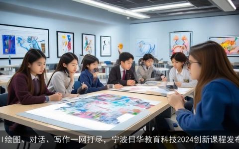 AI绘图、对话、写作一网打尽，宁波日华教育科技2024创新课程发布