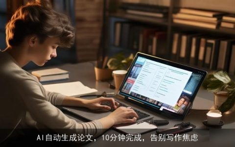 AI自动生成论文，10分钟完成，告别写作焦虑