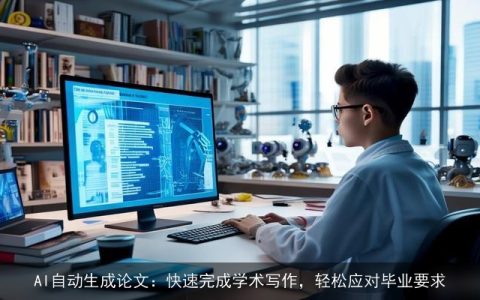 AI自动生成论文：快速完成学术写作，轻松应对毕业要求