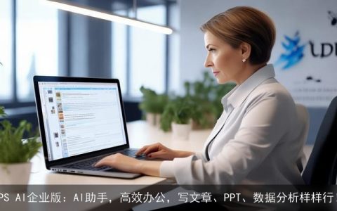 WPS AI企业版：AI助手，高效办公，写文章、PPT、数据分析样样行！