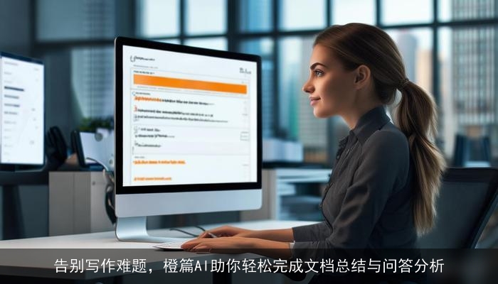 告别写作难题，橙篇AI助你轻松完成文档总结与问答分析
