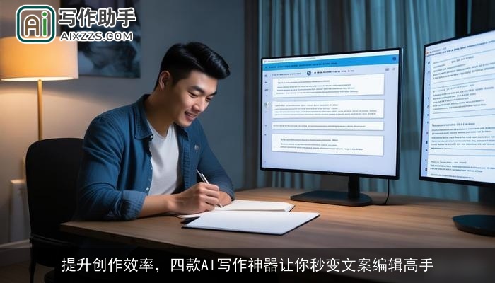 提升创作效率，四款AI写作神器让你秒变文案编辑高手