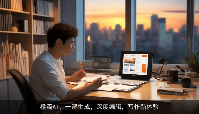 橙篇AI，一键生成，深度编辑，写作新体验