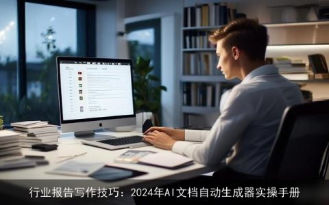 行业报告写作技巧：2024年AI文档自动生成器实操手册