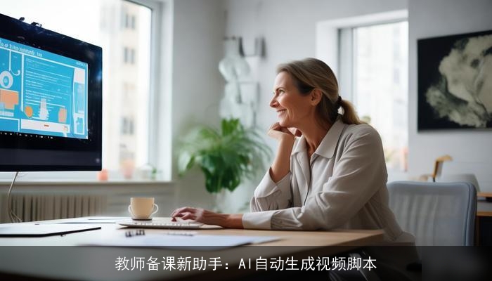 教师备课新助手：AI自动生成视频脚本