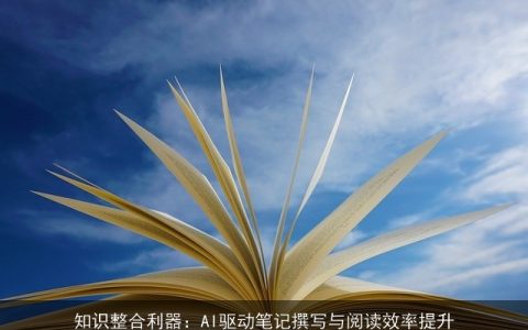 知识整合利器：AI驱动笔记撰写与阅读效率提升