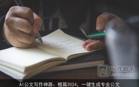 AI公文写作神器：橙篇2024，一键生成专业公文