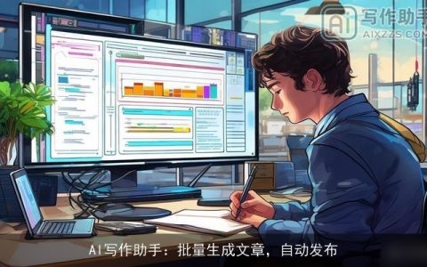 AI写作助手：批量生成文章，自动发布