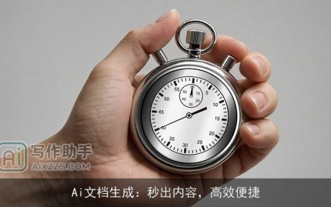 Ai文档生成：秒出内容，高效便捷