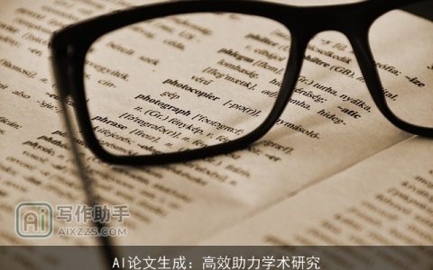 AI论文生成：高效助力学术研究