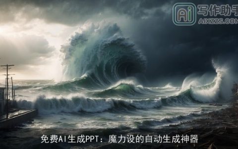 免费AI生成PPT：魔力设的自动生成神器