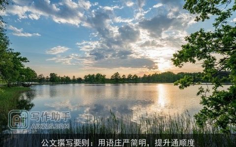 公文撰写要则：用语庄严简明，提升通顺度