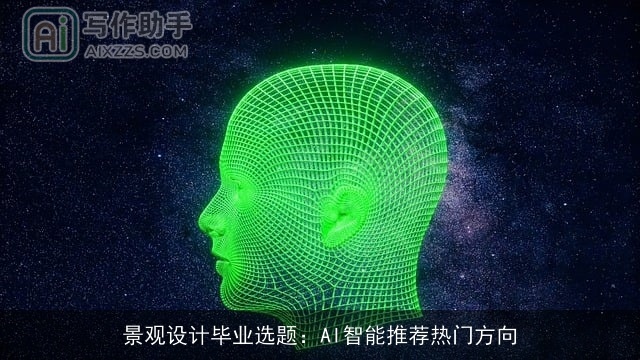 景观设计毕业选题：AI智能推荐热门方向