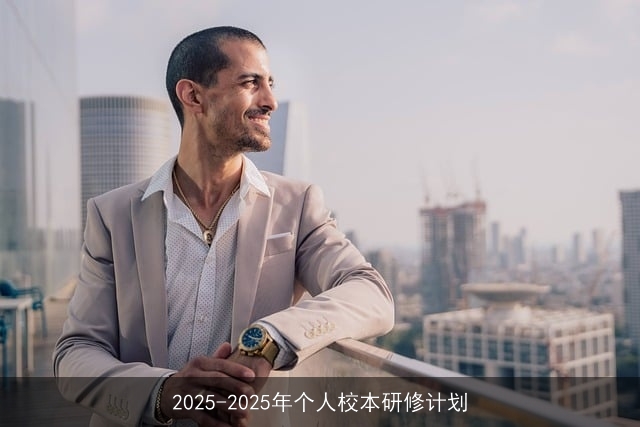 2025-2025年个人校本研修计划