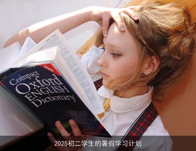 2025初二学生的暑假学习计划