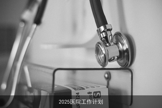 2025医院工作计划