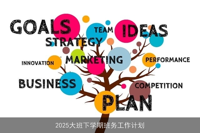 2025大班下学期班务工作计划