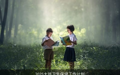 2025大班卫生保健工作计划：全方位呵护幼儿健康成长