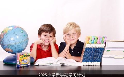 2025小学新学期学习计划：全面发展，迈向卓越