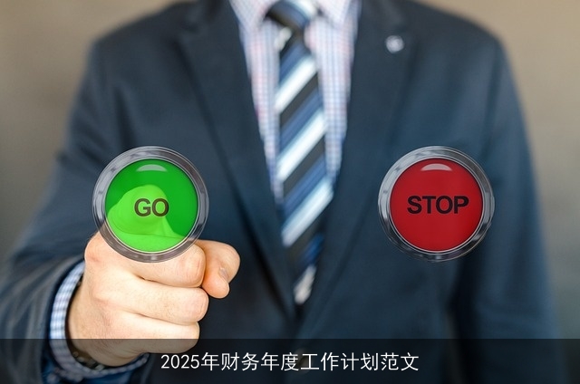 2025年财务年度工作计划范文