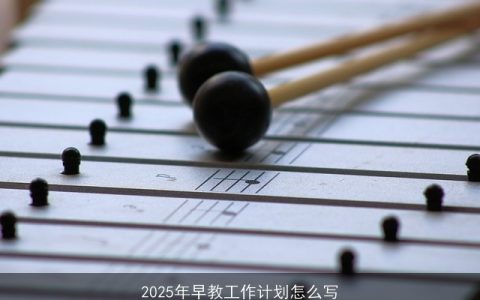 2025年早教工作计划撰写指南：全面规划儿童早期教育