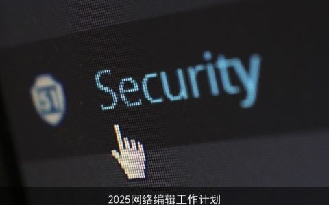 2025网络编辑工作计划