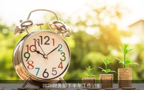 2025财务部下半年工作计划