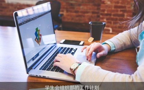 学生会组织部的工作计划