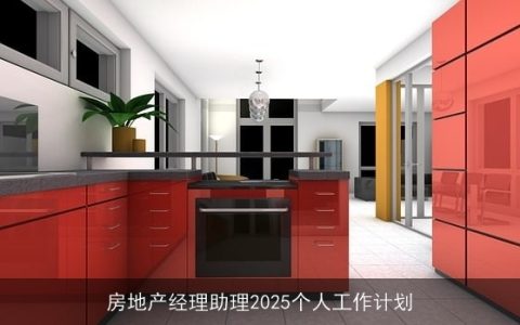 房地产经理助理2025个人工作计划