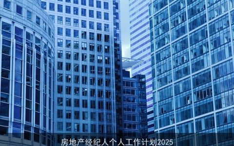 房地产经纪人个人工作计划2025